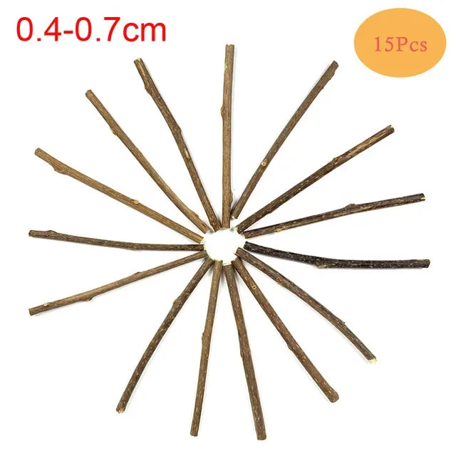 Popular Wood Polygonum teasing cat toy snacks self-hi gnawing teeth cleaning natural molar stick