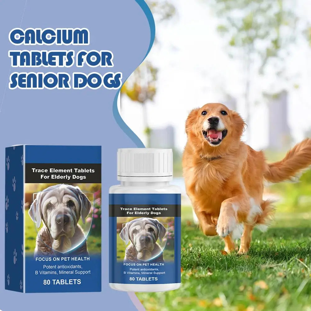 Senior Dog Mineral Supplement Promotes Nerve Function And Enhances Overall Health Calcium Supplement For Senior Dogs To Protect