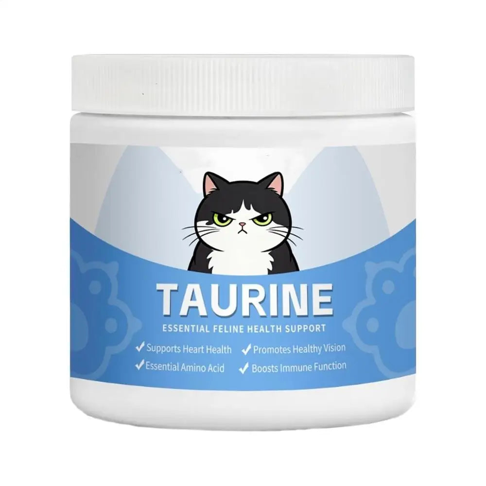 Cat Eyes Health Supplements Powder Water-Soluble Heart Support for Cats L-Lysine for Kittens Mix in Food Daily Grooming for Cats