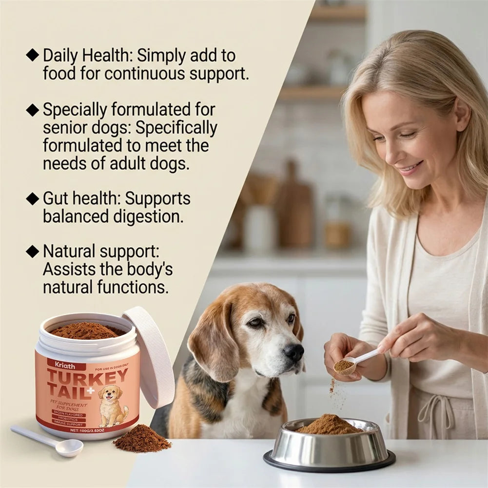 Daily Dog Supplement For Itchy Skin And Stiff Joints Promotes Health Skin & Shiny Coat. Radiant-Glow
