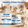 Cat Taurine Powder Support Heart Health Promote Healthy Growth Maintain Visual Function Smooth Hair Kitten Care Nutrition Powder