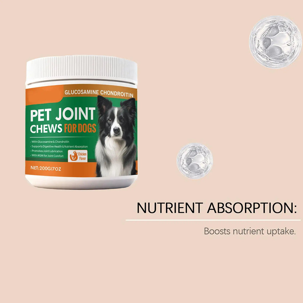 Glucosamine Boost: Dog Joint & Hip Mobility Chews - 100 Ct
