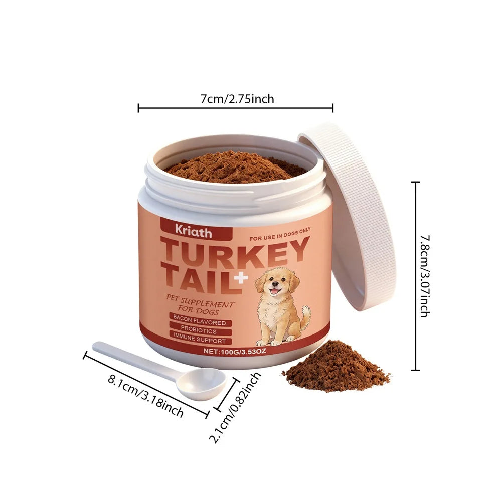 Daily Dog Supplement For Itchy Skin And Stiff Joints Promotes Health Skin & Shiny Coat. Radiant-Glow