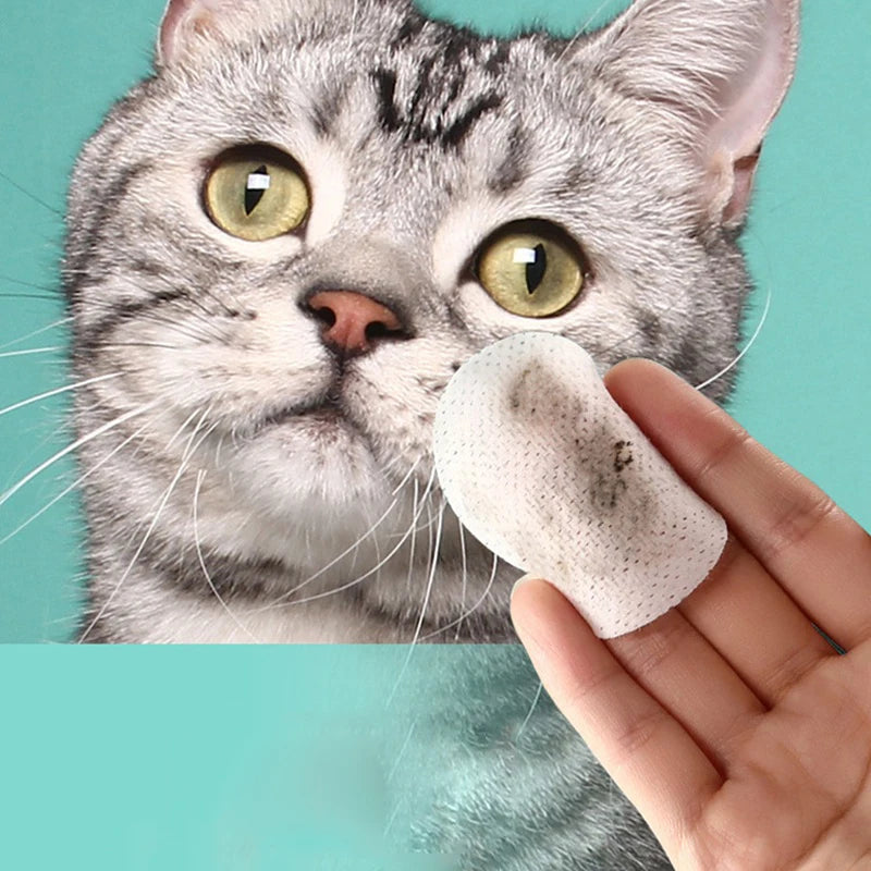 New Pet Eye Wipes Cats And Dogs Tearmark Wet Wipes Cats And Dogs Universal No Irritation Cleaning Products 130 Canned Wipes