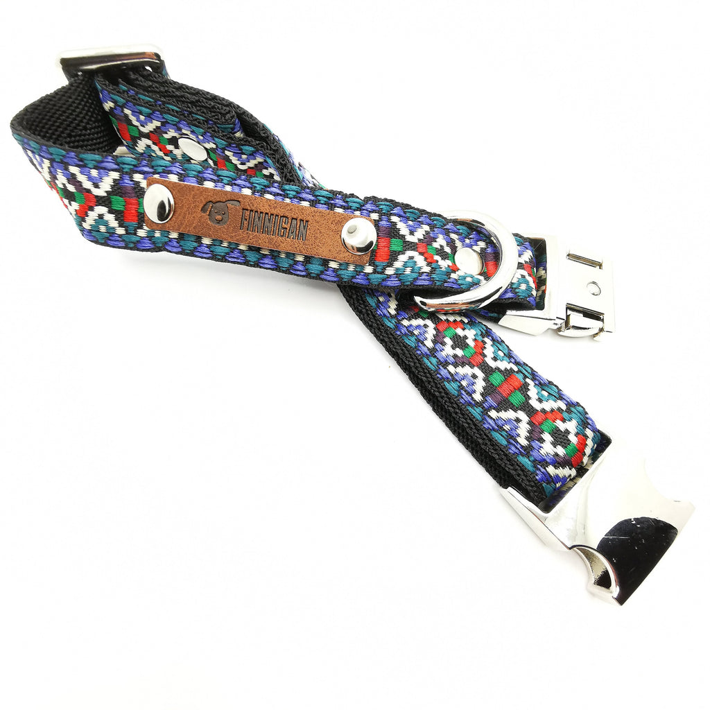 Enchanted Paws Personalised Cotton Dog Collar