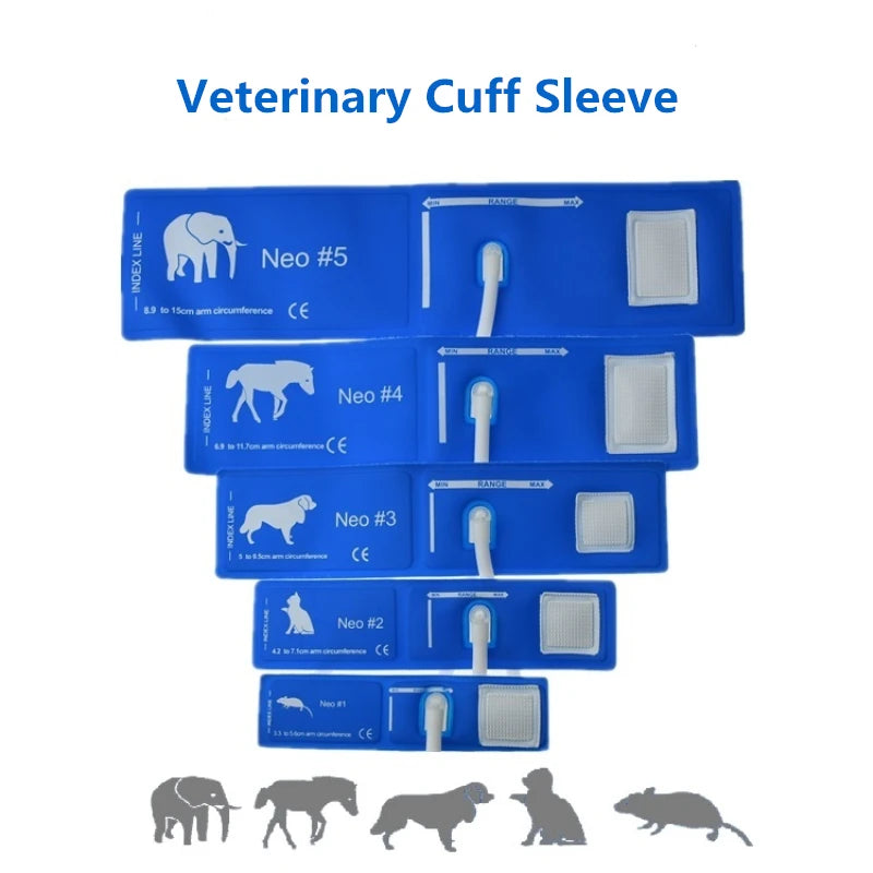 Universal Veterinary Blood Pressure Cuff Sleeve VET Animal Pet