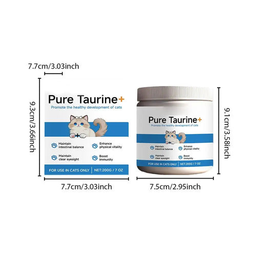 Cat Taurine Powder Support for Pet Heart Health Promote Maintain
