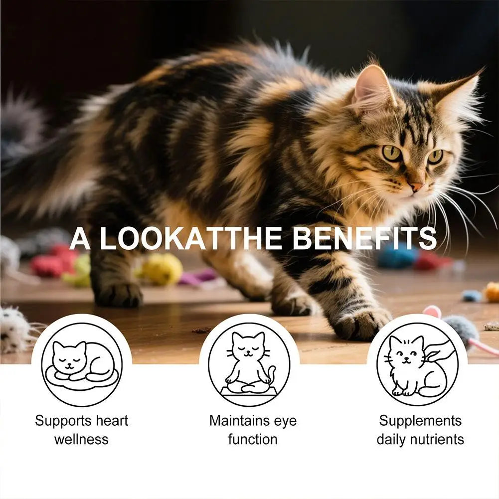 200g High Purity Taurine Powder for Cats Heart Health Vision Immune