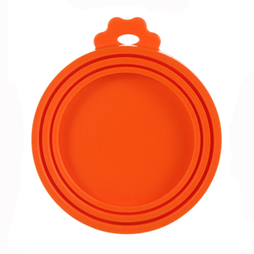 1PC Food Can Lid Silicone Canned Lid Sealed Feeders for Puppy Dog Cat