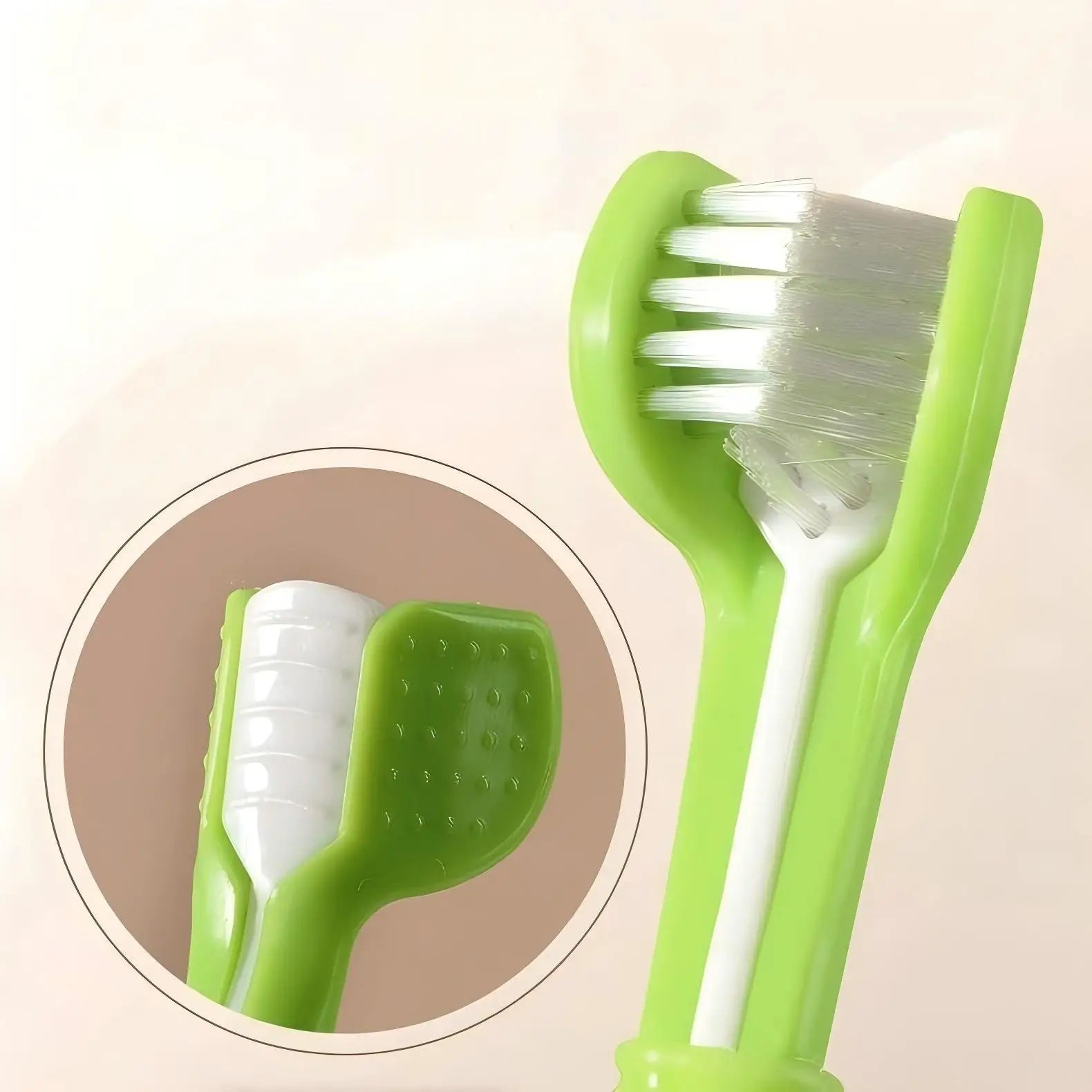 1Pc Pet Toothbrush Dog Cleaning Mouth Toothbrush Three Sided