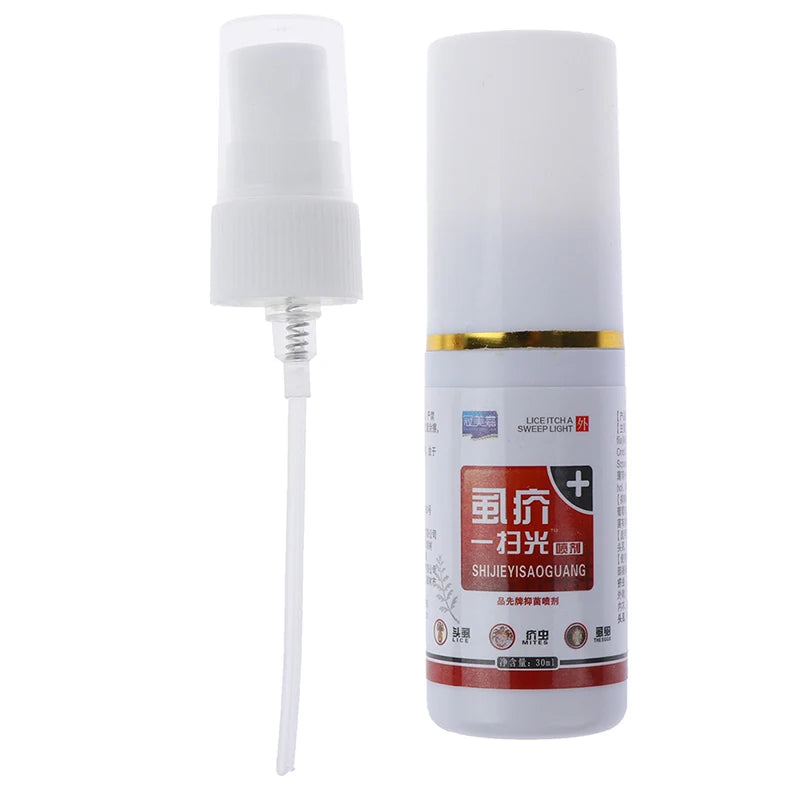 Pet Cats Dogs Flea Killer Spray 30ml Puppy Tick Mite Mange Treatment