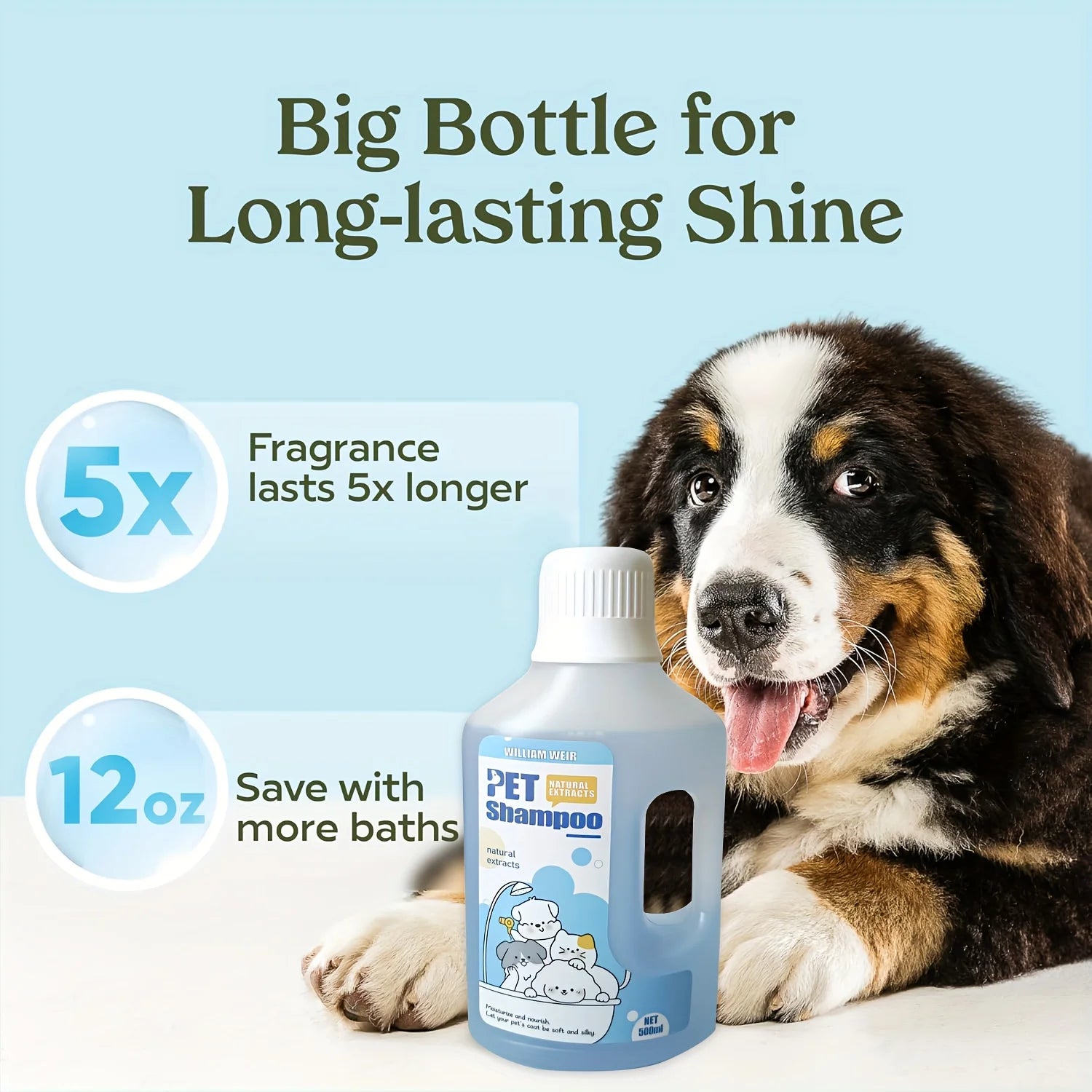 Pet Bath Gel,Pet Shampoo,Cat and Dog Bath Gel,Gentle Soothing