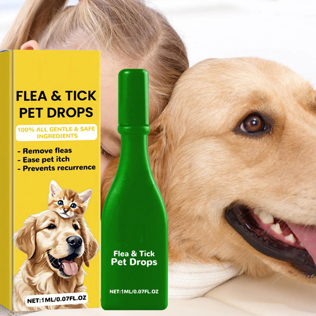 Cat Anti Flea Drops Flea Lice Remove Relieve Skin Itching External