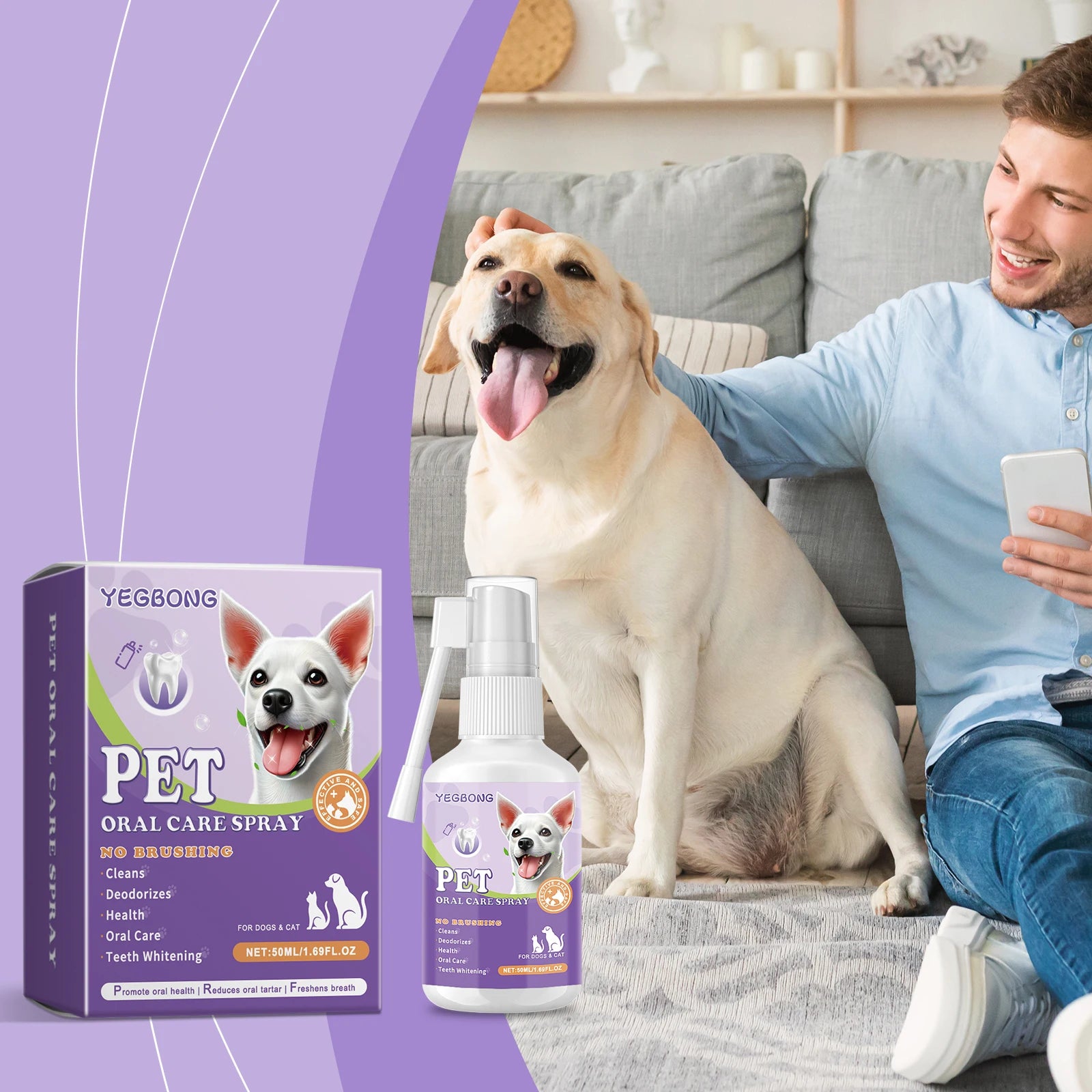 Pet Flea Spray Spray Effectively Removing Fleas Ticks Relieve Skin