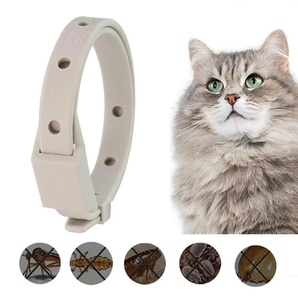 Adjustable Flea Tick Collar For Cats Dogs Anti Flea Lice Pet Repellent
