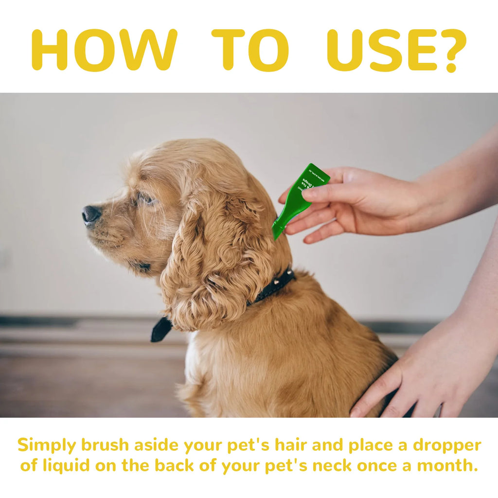 Pet Flea&tick Drops Effectively Repel Fleas Keep Skin Healthy Improve