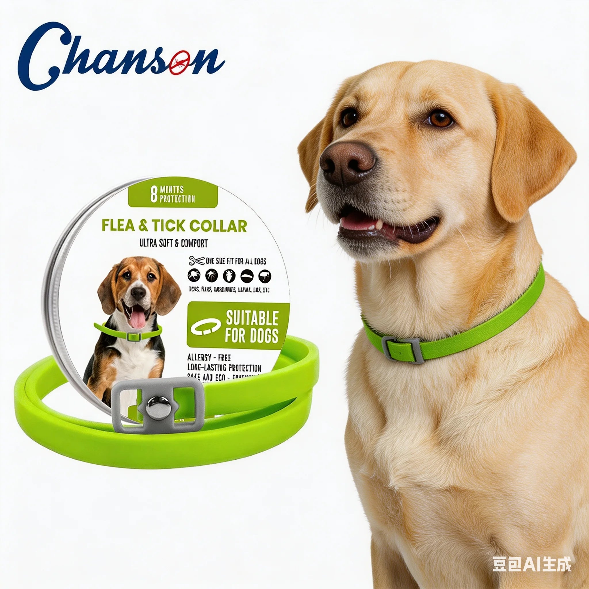 Natural Flea, Tick & Lice Repellent Collar for Dogs & Cats –