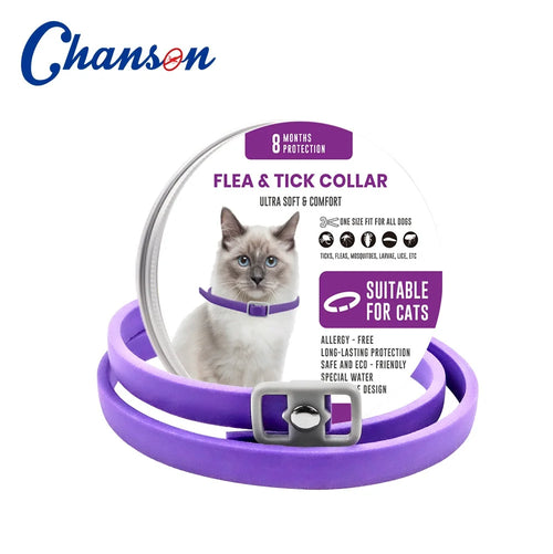 Natural Flea, Tick & Lice Repellent Collar for Dogs & Cats –