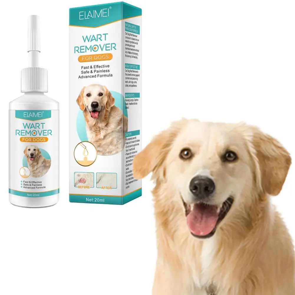1/2/3/5Pcs Pet Wart Removal Liquid For Cat And Dog Flat Warts Removal