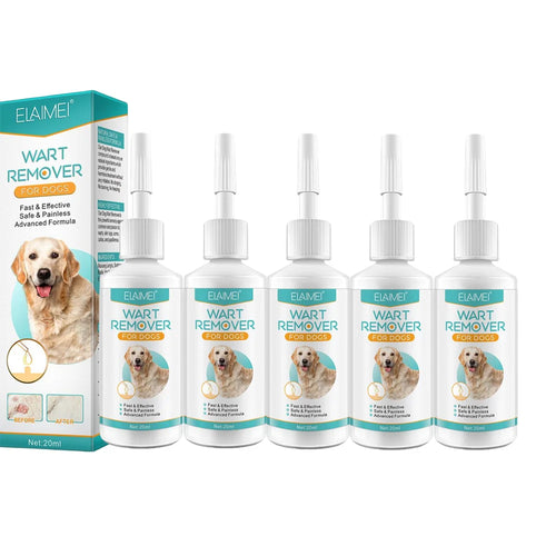 1/2/3/5Pcs Pet Wart Removal Liquid For Cat And Dog Flat Warts Removal