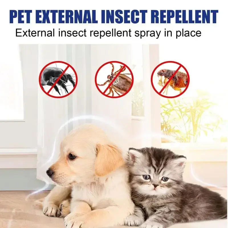 Pet Dog Cat Anti Flea Drops 100ml Insectcide Flea Lice Insect Remover