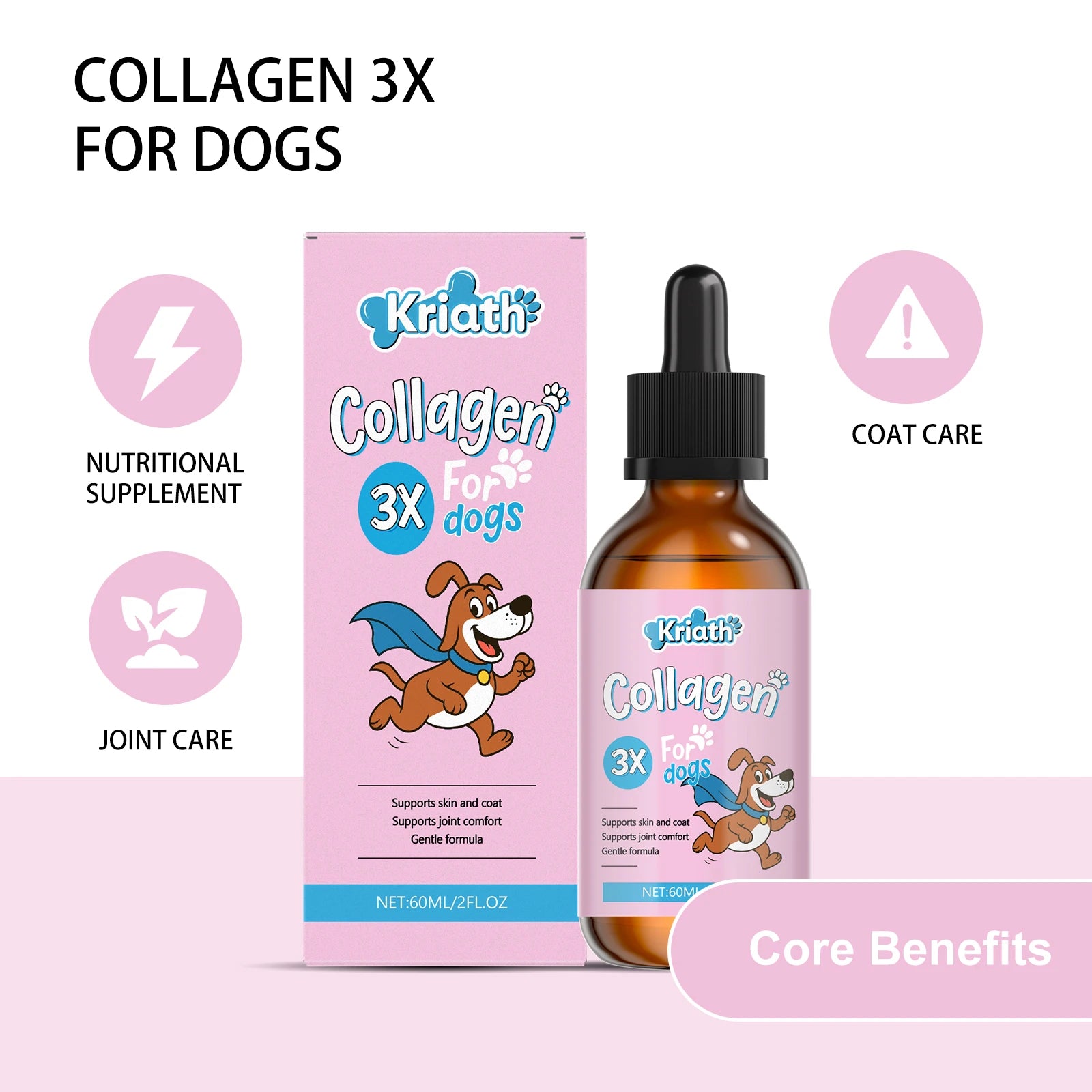 Pet Collagen Drops Effectively Maintain Cartilage Health Support Joint