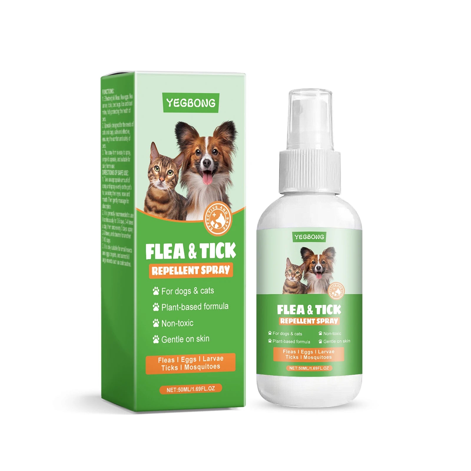 Pet Flea Tick Repellent Spray Effectively Reducing Fleas and Ticks