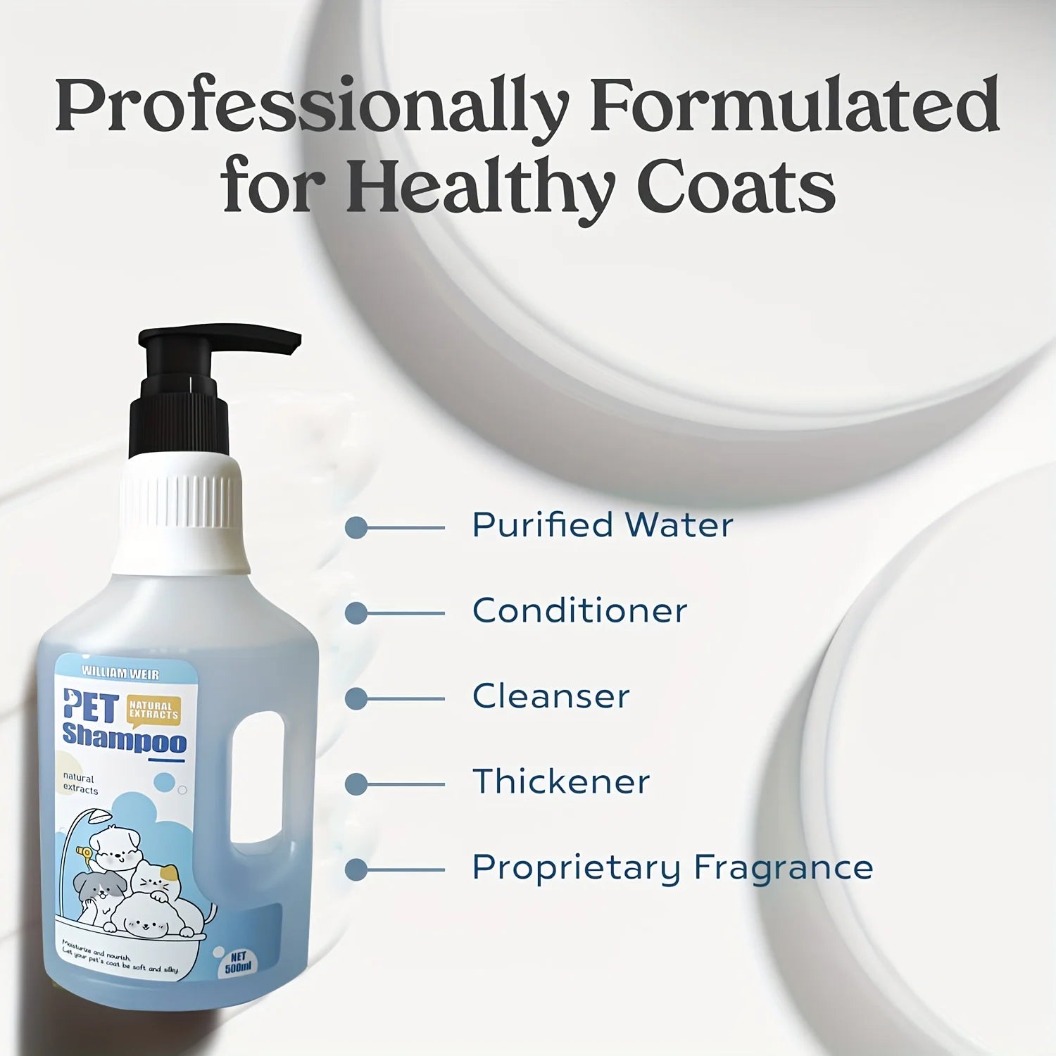 Pet Bath Gel,Pet Shampoo,Cat and Dog Bath Gel,Gentle Soothing