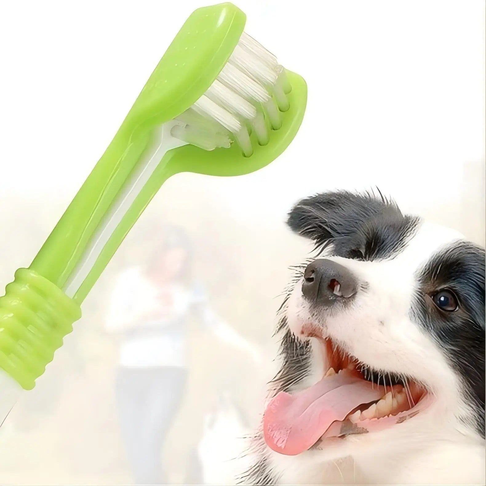 1Pc Pet Toothbrush Dog Cleaning Mouth Toothbrush Three Sided