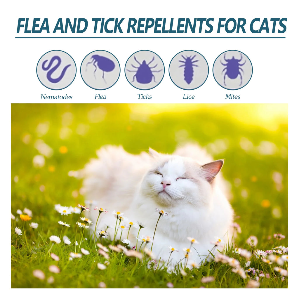 YEGBONG 50ml Flea Tick Control Liquid for Dogs Cats Fast Acting