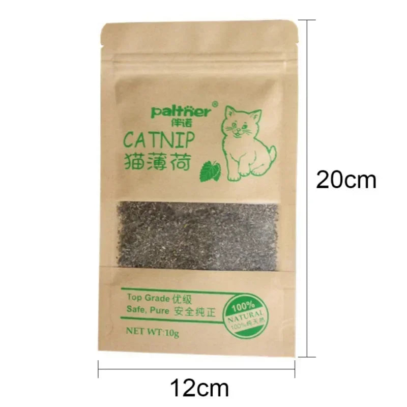 Natural Premium Catnip Cattle Grass Interactive Cat Non-toxic 10g
