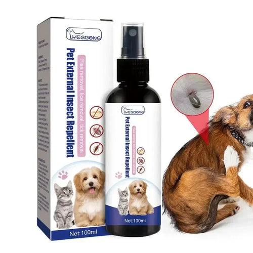 Pet Dog Cat Anti Flea Drops 100ml Insectcide Flea Lice Insect Remover