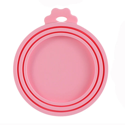 1PC Food Can Lid Silicone Canned Lid Sealed Feeders for Puppy Dog Cat