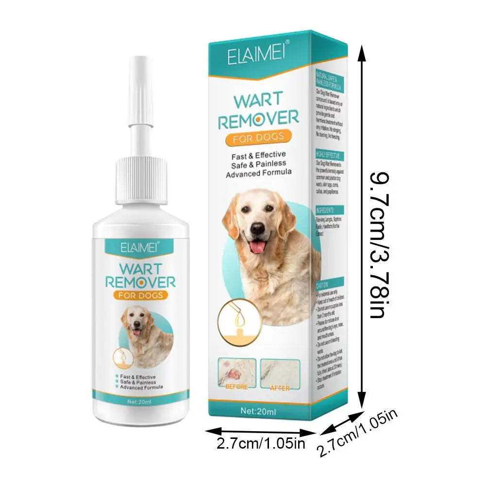1/2/3/5Pcs Pet Wart Removal Liquid For Cat And Dog Flat Warts Removal