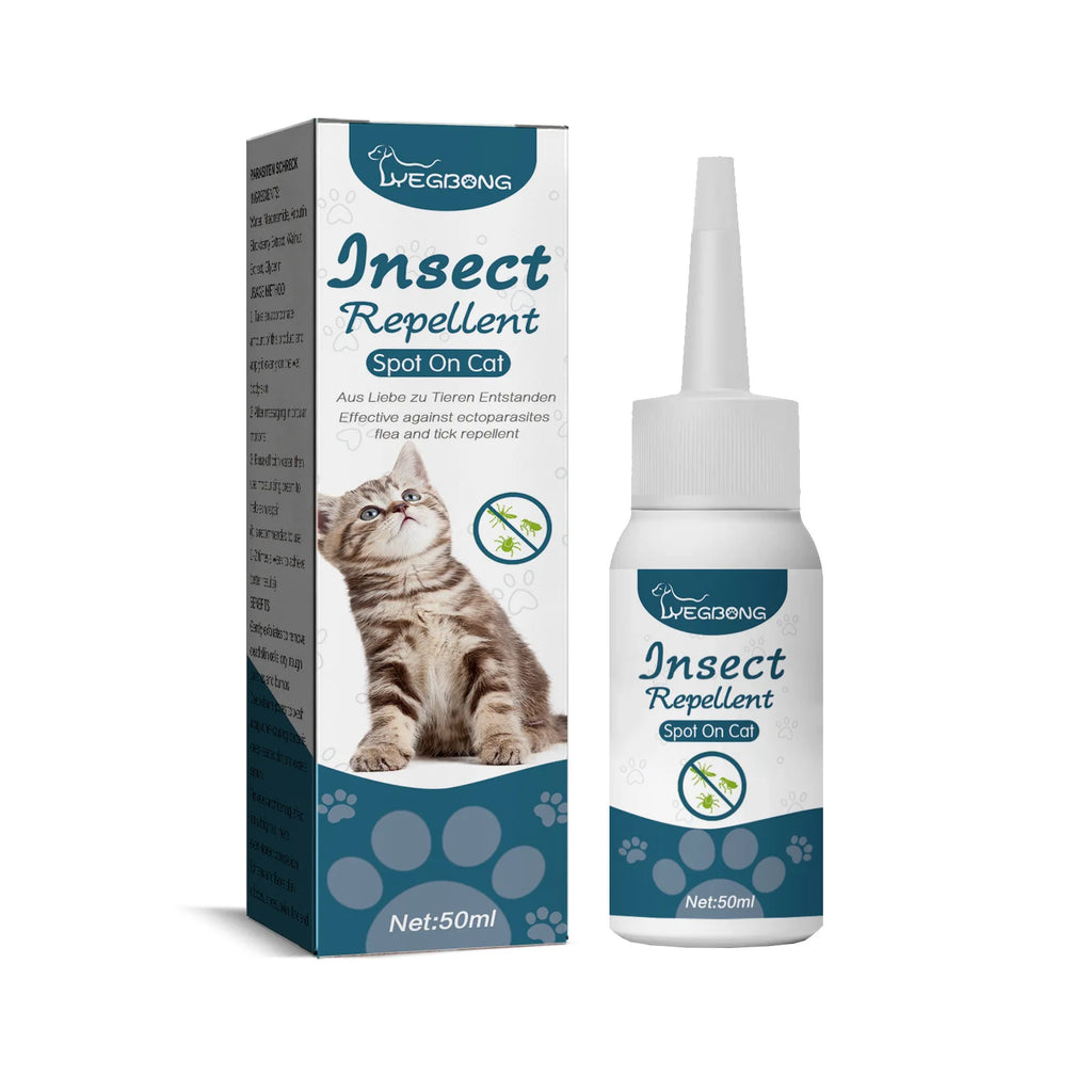 Pet Flea Tick Killer Drops for Dogs Cats - Safe Anti Lice Mite