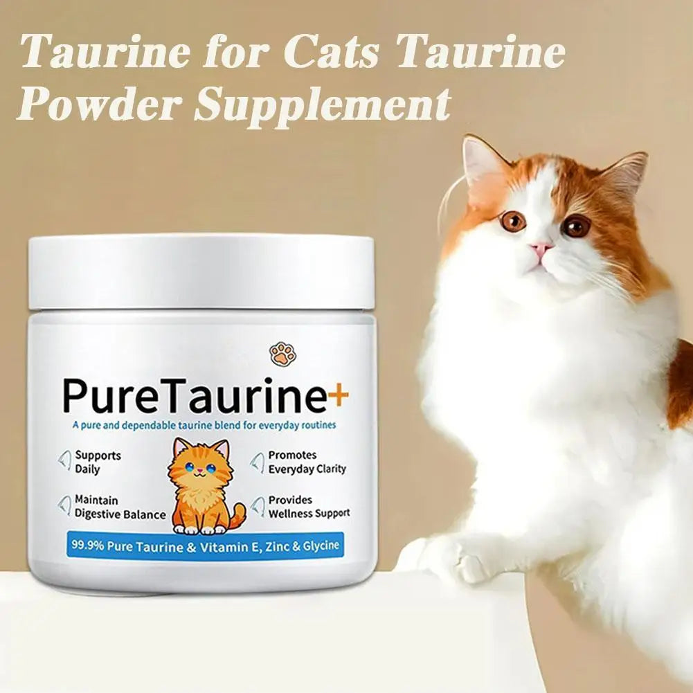 Pure Taurine Powder For Cats And Dogs Digestive Health Heart Eye