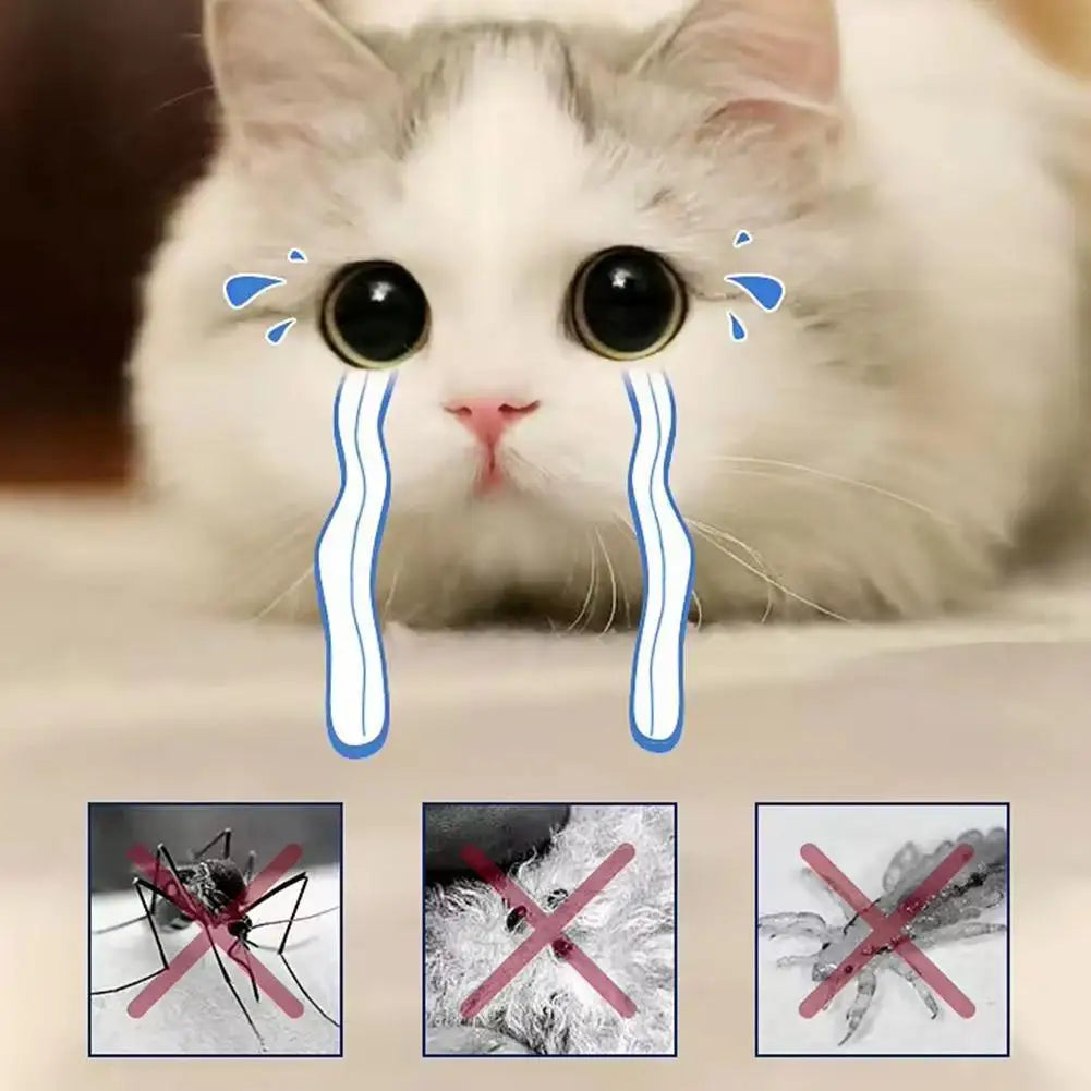 Adjustable Flea Tick Collar For Cats Dogs Anti Flea Lice Pet Repellent