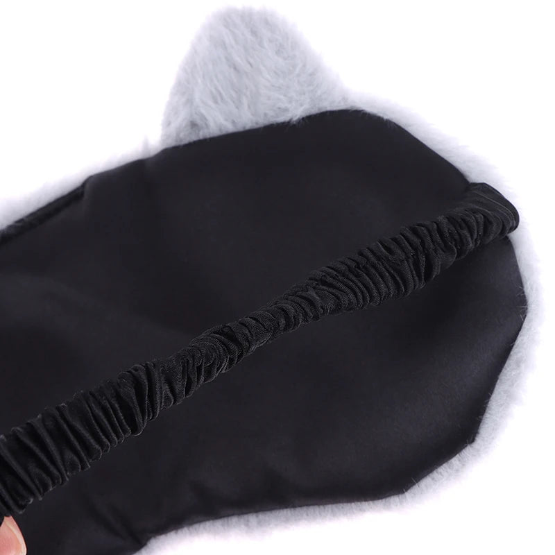 Cute Plush Sleeping Mask Cat Sleep Mask Plush Eye Patch Cute Eye Cover