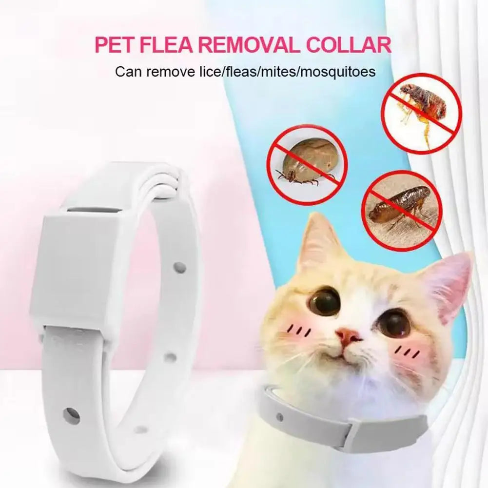 Adjustable Flea Tick Collar For Cats Dogs Anti Flea Lice Pet Repellent