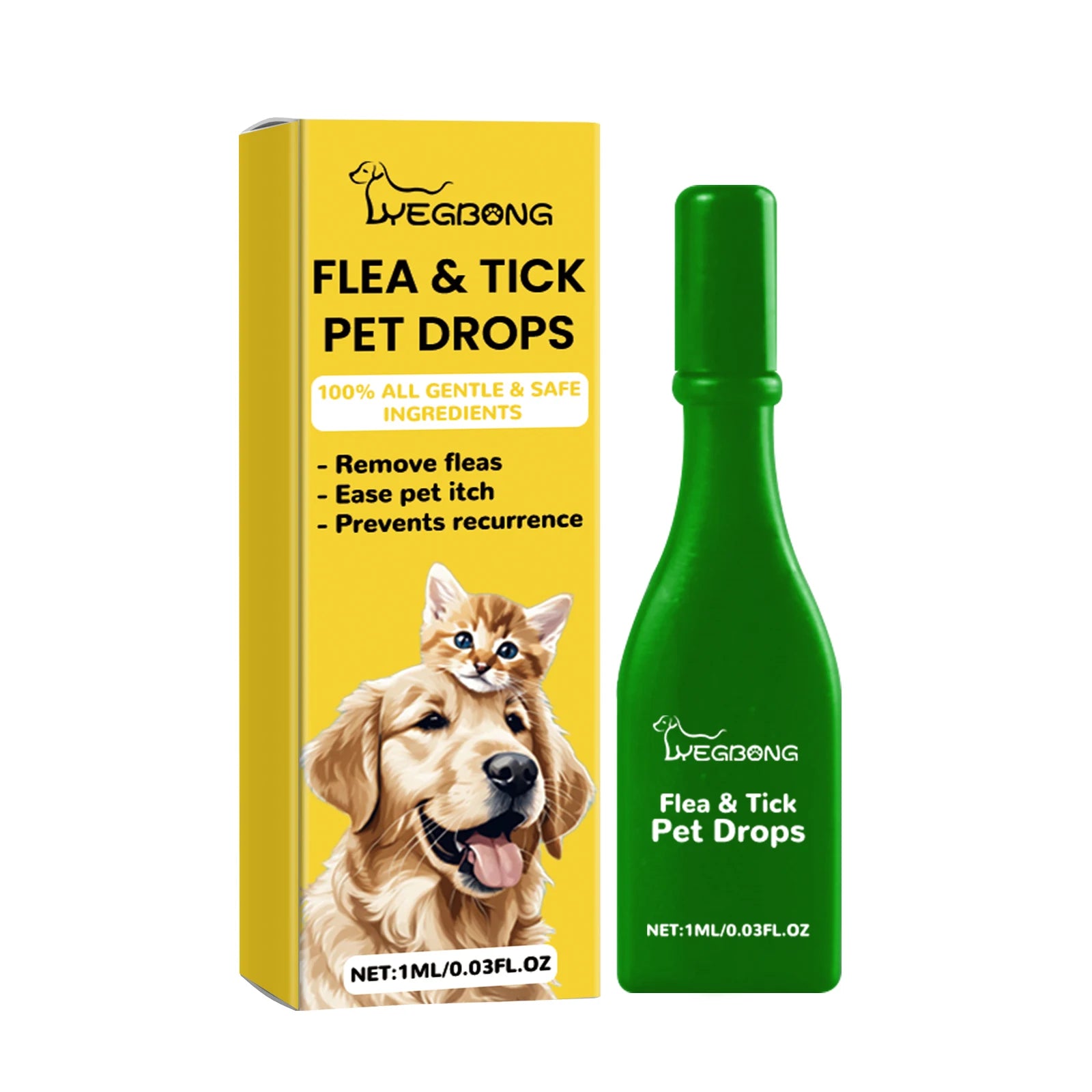 Pet Flea&tick Drops Effectively Repel Fleas Keep Skin Healthy Improve