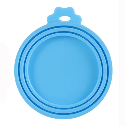 1PC Food Can Lid Silicone Canned Lid Sealed Feeders for Puppy Dog Cat