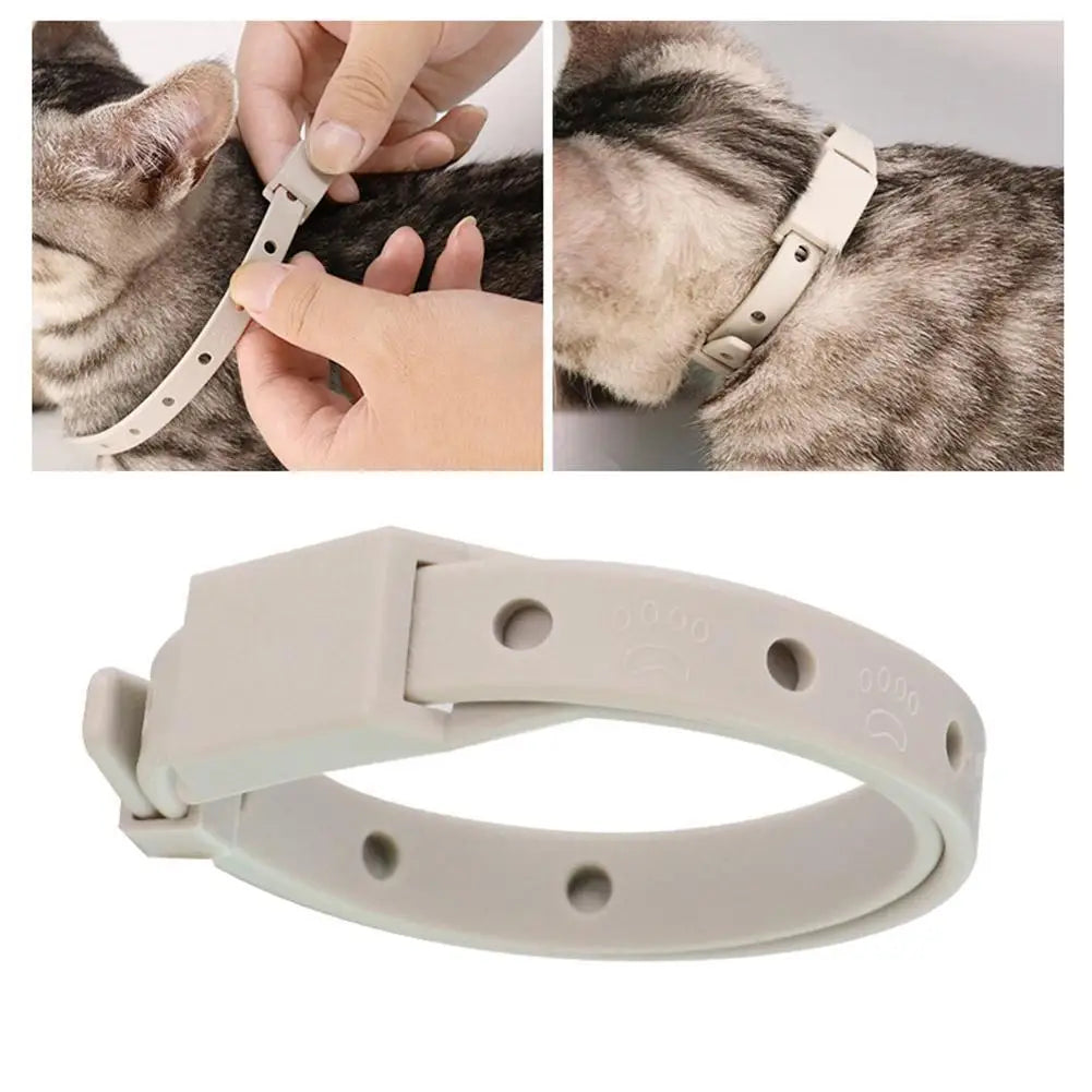 Adjustable Flea Tick Collar For Cats Dogs Anti Flea Lice Pet Repellent