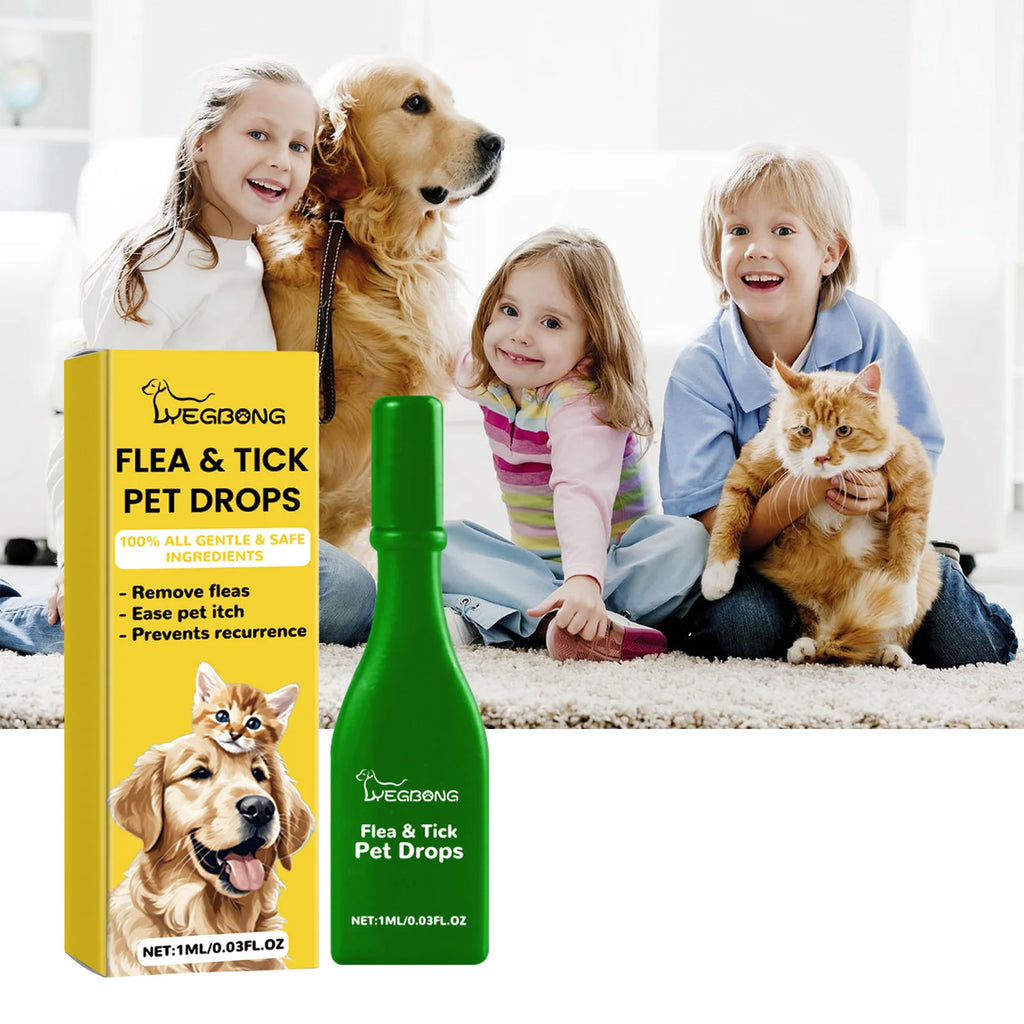 Pet Flea&tick Drops Effectively Repel Fleas Keep Skin Healthy Improve
