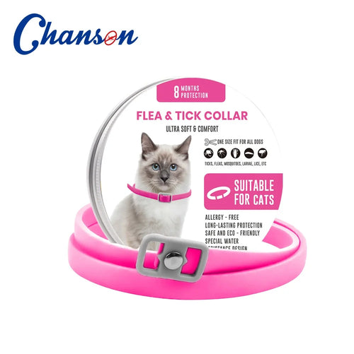 Natural Flea, Tick & Lice Repellent Collar for Dogs & Cats –