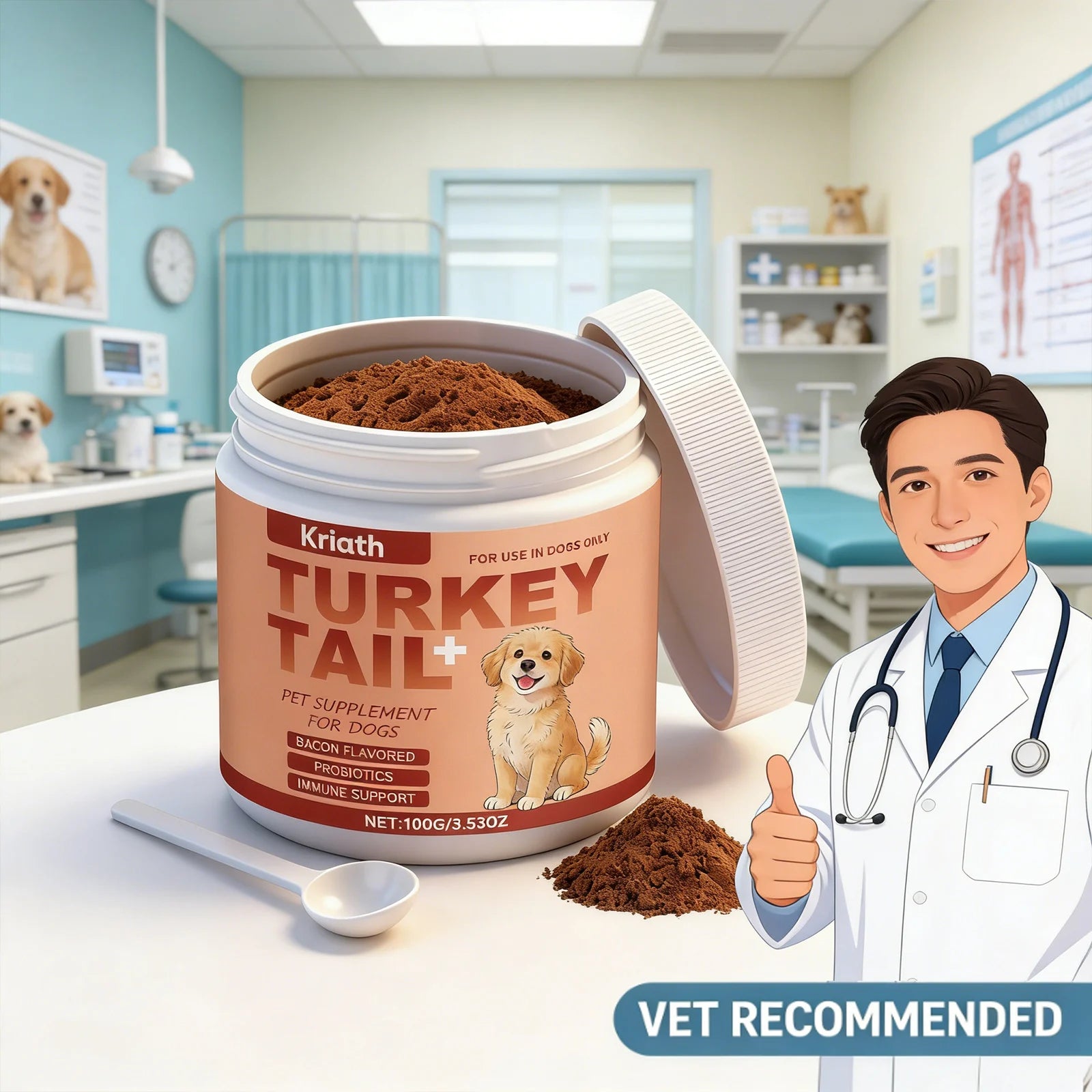 Pet Nutritional Supplements Bacon Flavor Promote Intestinal Function Improve Hair Gloss Maintain Joint Health Nutrition Products