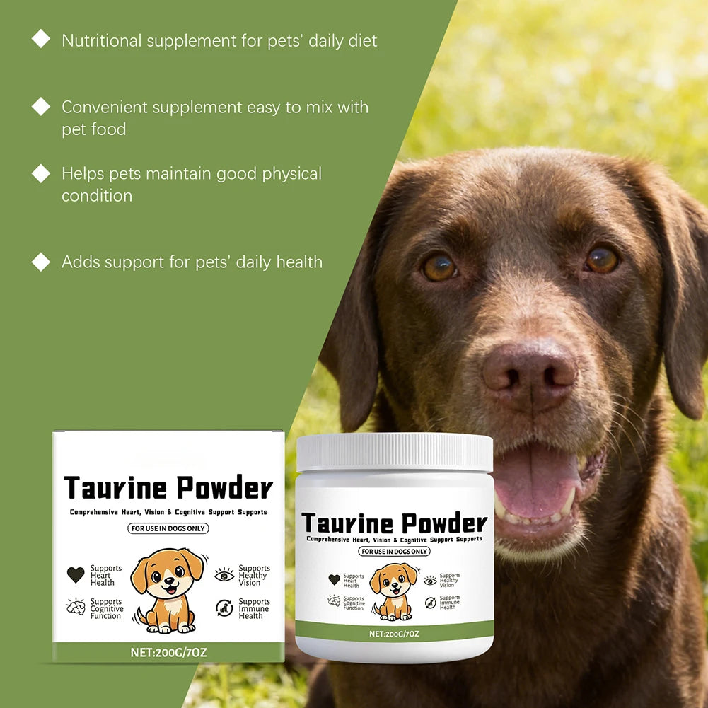 Daily Canine Taurine Powder: Gentle Nutritional Support