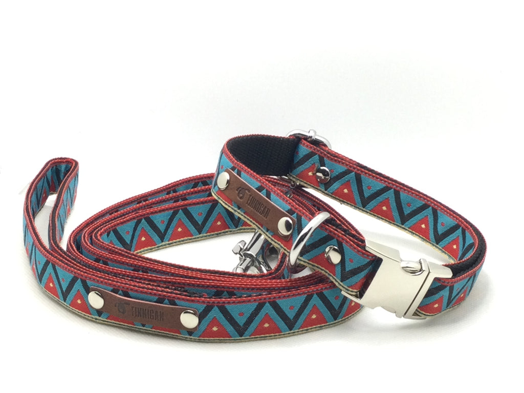 "The Maddy" Personalised Cotton Dog Collar