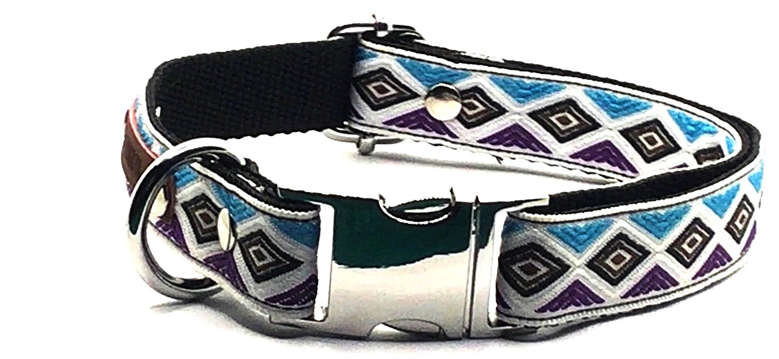 Designer's Whimsical Charm Handmade Dog Collar for Medium dogs