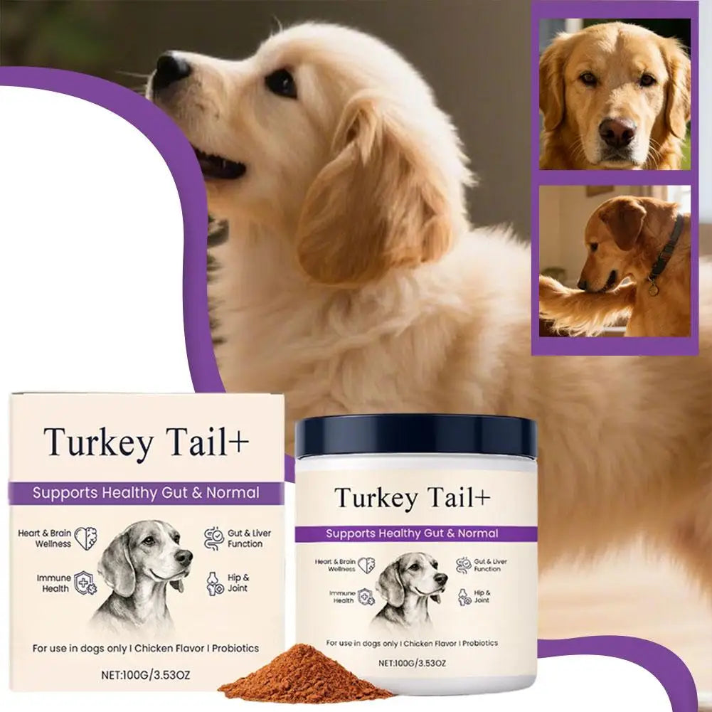 Dog Gut Health Powder Probiotic Digestive Support Joint Comfort Immune Care Natural Pet Nutrition Supplement